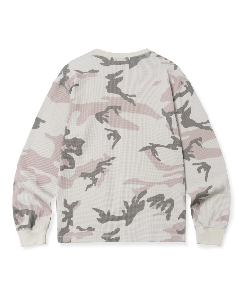 BROWNBREATH(ブラウンブレス)の「TAG CAMOUFLAGE WAFFLE LONGSLEEVE - BEIGE(Tシャツ/カットソー・レディース・その他・L/XL/S/M)」の2枚目の写真