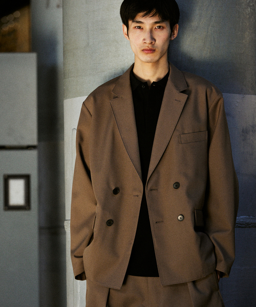 JOURNAL STANDARD（ジャーナルスタンダード）の「TW ツイル フィールド ダブル ジャケット（その他アウター・メンズ・チャコールグレー/チョコ/ブラック・LARGE/MEDIUM/SMALL）」の10枚目の写真