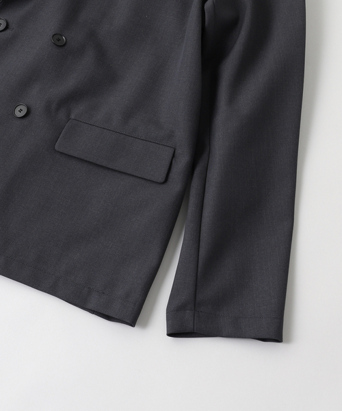 JOURNAL STANDARD（ジャーナルスタンダード）の「TW ツイル フィールド ダブル ジャケット（その他アウター・メンズ・チャコールグレー/チョコ/ブラック・LARGE/MEDIUM/SMALL）」の17枚目の写真