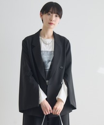 ROSIEE 袖スリットダブルジャケット