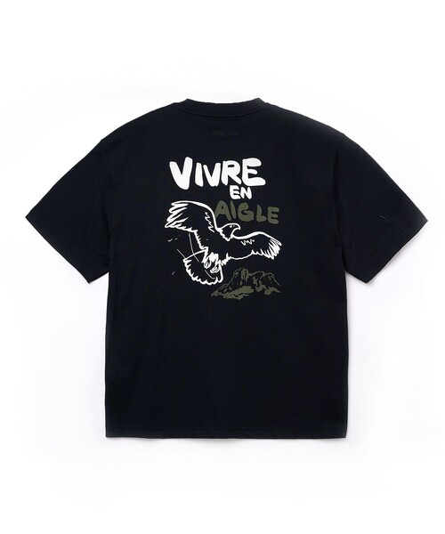 AIGLE（エーグル）の「イーグル イン シティ Tシャツ（Tシャツ/カットソー・メンズ・ホワイト/ブラック・L/S/M/XS）」の11枚目の写真