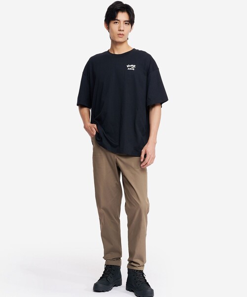 AIGLE（エーグル）の「イーグル イン シティ Tシャツ（Tシャツ/カットソー・メンズ・ホワイト/ブラック・L/S/M/XS）」の14枚目の写真