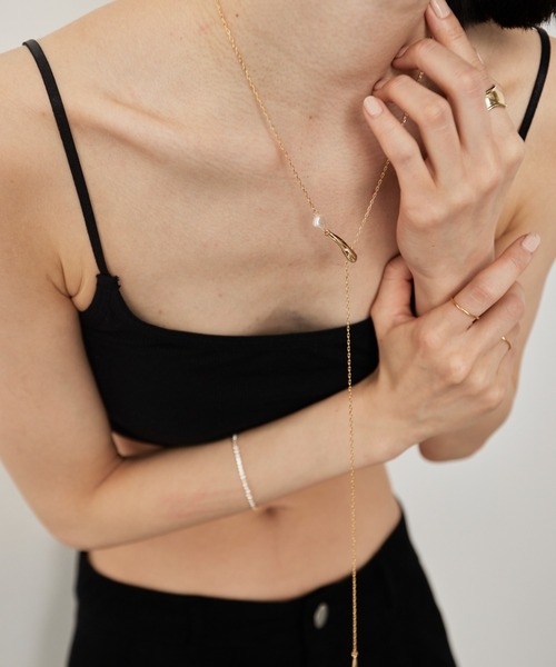 HANNE（アン）の「ラリエットネックレス（ネックレス・レディース・シルバー/ゴールド・FREE）」の6枚目の写真