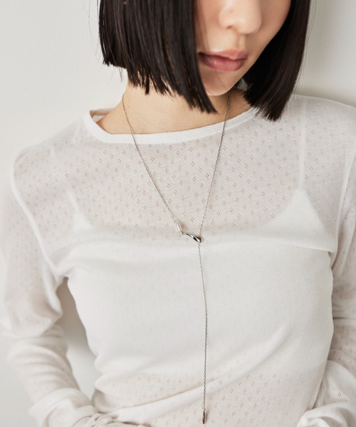 HANNE（アン）の「ラリエットネックレス（ネックレス・レディース・シルバー/ゴールド・FREE）」の11枚目の写真