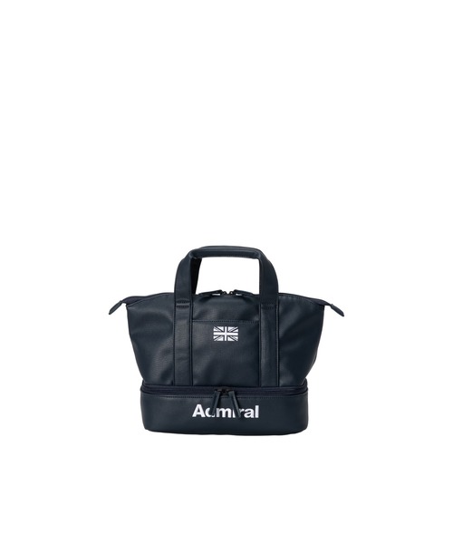 Admiral Golf（アドミラル　ゴルフ）の「ラウンドバッグ ｼﾎﾞ合皮（トートバッグ・メンズ・ブラック/ネイビー/ベージュ/ホワイト・フリー）」の4枚目の写真