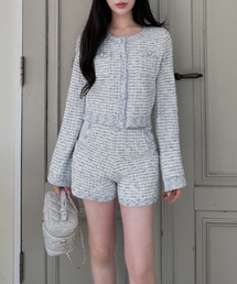 ROYAL PARTY（ロイヤルパーティー）の「ニットツイードショートパンツ（その他パンツ）」