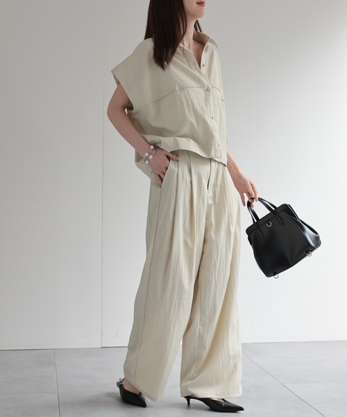 model：162cm 着用サイズ：F