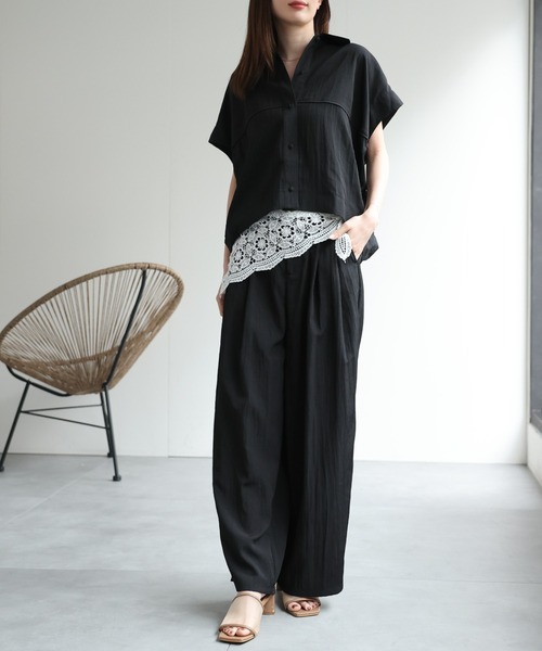 model：162cm 着用サイズ：F