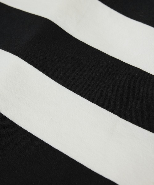 SALON adam et rope'(サロン アダム エ ロペ)の「【WEB限定】ポンチボーダークルーネックTシャツ(Tシャツ/カットソー・レディース・ブラック系その他・FREE)」の13枚目の写真