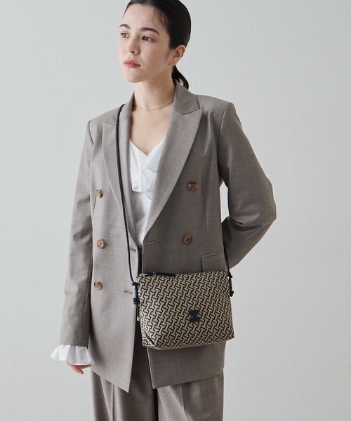 IACUCCI(イアクッチ)の「モノグランマ ポーチSD JACQUARD/RUGA(ショルダーバッグ・レディース・ブラック・FREE)」の22枚目の写真