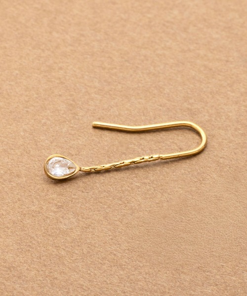 Cream dot.(クリームドット)の「【サージカルステンレス】小粒ドロップのミニスウィングピアス(ピアス(両耳用)・レディース・ピンクゴールド/ゴールド/シルバー・ONE SIZE)」の13枚目の写真