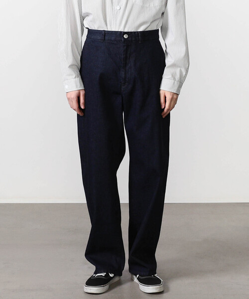 ORCIVAL(オーシバル)の「ORCIVAL | コットンドライツイル ワイドカーブパンツ MEN(デニムパンツ・メンズ・ダークインディゴブルー・5/4)」の8枚目の写真