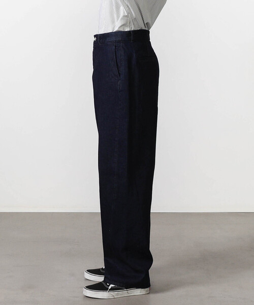 ORCIVAL(オーシバル)の「ORCIVAL | コットンドライツイル ワイドカーブパンツ MEN(デニムパンツ・メンズ・ダークインディゴブルー・5/4)」の9枚目の写真