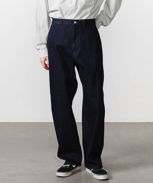 ORCIVAL(オーシバル)の「ORCIVAL | コットンドライツイル ワイドカーブパンツ MEN(デニムパンツ・メンズ・ダークインディゴブルー・5/4)」の11枚目の写真