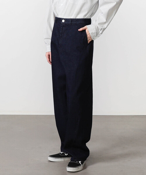 ORCIVAL(オーシバル)の「ORCIVAL | コットンドライツイル ワイドカーブパンツ MEN(デニムパンツ・メンズ・ダークインディゴブルー・5/4)」の12枚目の写真
