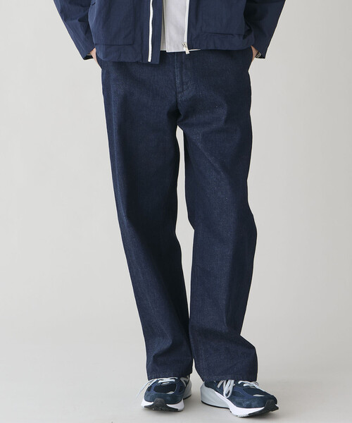 ORCIVAL(オーシバル)の「ORCIVAL | コットンドライツイル ワイドカーブパンツ MEN(デニムパンツ・メンズ・ダークインディゴブルー・5/4)」の1枚目の写真