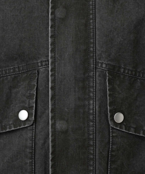 RAGEBLUE(レイジブルー)の「Stand Neck Denim Bomber Jacket/スタンドネックデニムボンバージャケット(ブルゾン・メンズ・ピンク/グレー・MEDIUM/LARGE)」の15枚目の写真