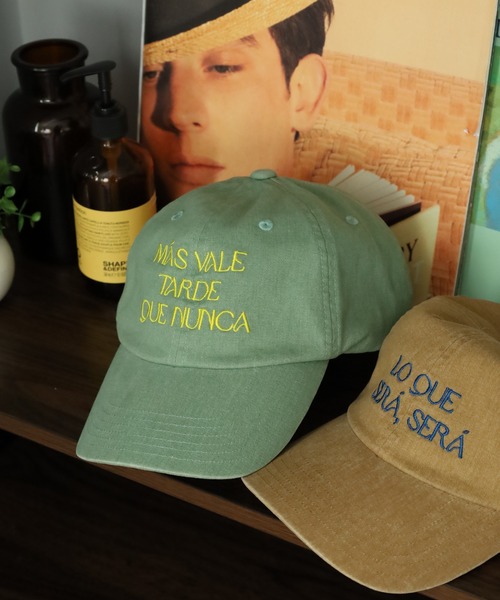 Sense of Grace（センスオブグレース）の「ことわざ刺繍入り　キャップ（キャップ・メンズ・ブラック/グレー/ベージュ/グリーン・FREE）」の4枚目の写真