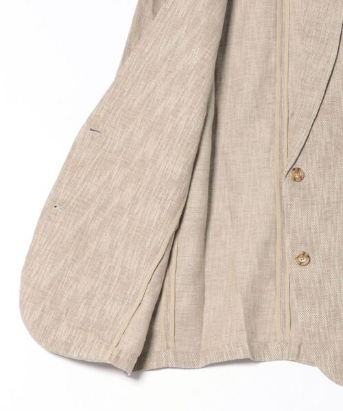 31 Sons de mode（トランテアン　ソン　ドゥ　モード）の「ナチュラルルーズテーラードジャケット（テーラードジャケット・レディース・ベージュ・ﾌﾘ-）」の22枚目の写真