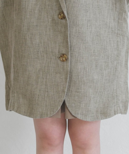 31 Sons de mode（トランテアン　ソン　ドゥ　モード）の「ナチュラルルーズテーラードジャケット（テーラードジャケット・レディース・ベージュ・ﾌﾘ-）」の16枚目の写真