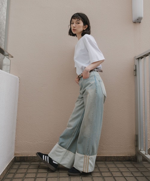 adidas（アディダス）の「adidas/アディダス ビンテージ ワイドレッグ
