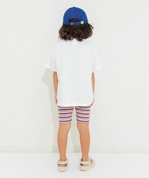 BREEZE(ブリーズ)の「アイス&フルーツジュースTシャツ(Tシャツ/カットソー・キッズ・オフホワイト/ピンク/ライム/サックスブルー・80/90/100/110/120/130/140)」の8枚目の写真
