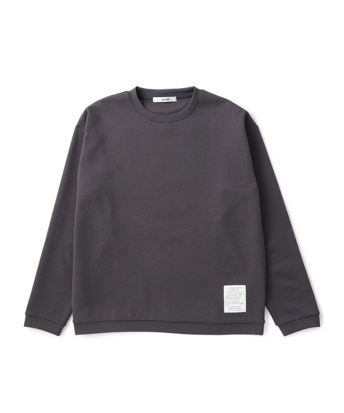 JUNRED（ジュンレッド）の「杢ストレッチダンボールプルオーバー（Tシャツ/カットソー・メンズ・オフホワイト/パープル/チャコールグレー・M/S/LL/L）」の5枚目の写真