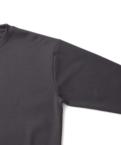 JUNRED（ジュンレッド）の「杢ストレッチダンボールプルオーバー（Tシャツ/カットソー・メンズ・オフホワイト/パープル/チャコールグレー・M/S/LL/L）」の13枚目の写真