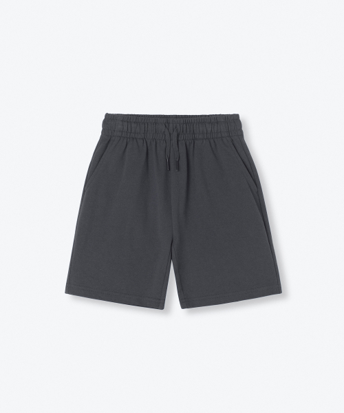 MUSINSA STANDARD KIDS（ムシンサスタンダードキッズ）の「ベーシックスウェットショーツ[ダークグレー]（その他パンツ・レディース・その他・100/110/120/130/140/150/160）」の2枚目の写真