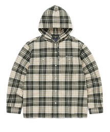 thisisneverthat | Flannel Hooded Check Shirt(シャツ/ブラウス)