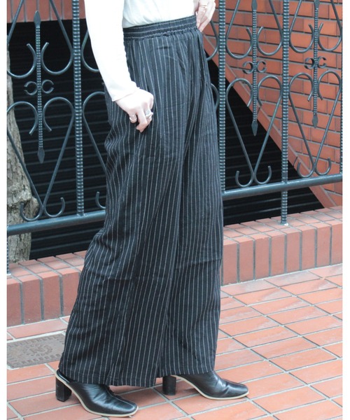 amini(アミニ)の「ベスト×パンツ リネンライク セットアップ(Tシャツ/カットソー・レディース・ブラック系その他/ブラック・MEDIUM)」の10枚目の写真