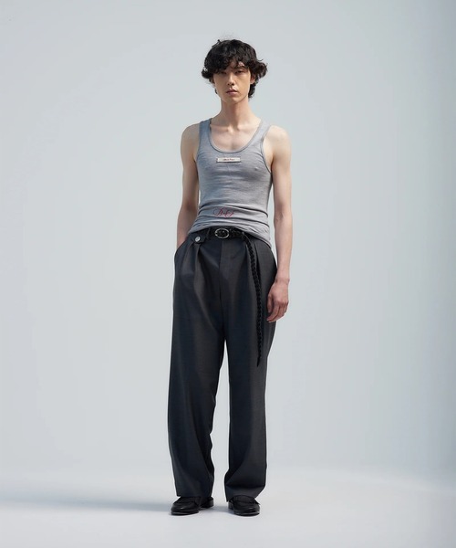 BED J.W. FORD（ベッドフォード）の「【BED J.W. FORD/ベッドフォード】Nice Details（スラックス・メンズ・ブラック/グレー・0/1）」の5枚目の写真