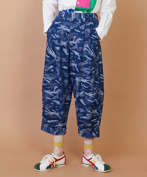 FRAPBOIS(フラボア)の「プラージュデニム パンツ(その他パンツ・レディース・ブルー/ネイビー・1/2)」の1枚目の写真