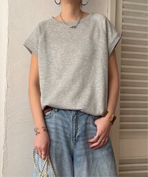 【セットアップ対応】ラメ裏毛2WAYジップベストプルオーバー