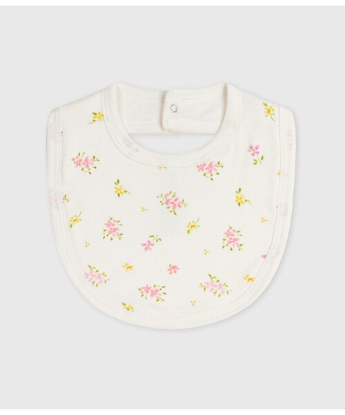 PETIT BATEAU(プチバトー)の「プリントサークルスタイ(スタイ/よだれかけ・キッズ・ホワイト系その他/ホワイト×ブルー/ピンク系その他・ONE SIZE)」の2枚目の写真