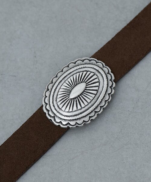 GALLARDAGALANTE(ガリャルダガランテ)の「【Puntovita】コンチョスウェードレザーベルト(その他小物・レディース・ブラウン・FREE)」の7枚目の写真