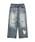 SUPPLIER�i�T�v���C���[�j�́uSUPPLIER/�T�v���C���[/Multiple Cross Leather Patch Baggy Denim�i�f�j���p���c�j�v�b�u���[