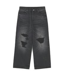 SUPPLIER（サプライヤー）の「SUPPLIER/サプライヤー/Multiple Cross Leather Patch Baggy Denim（デニムパンツ）」