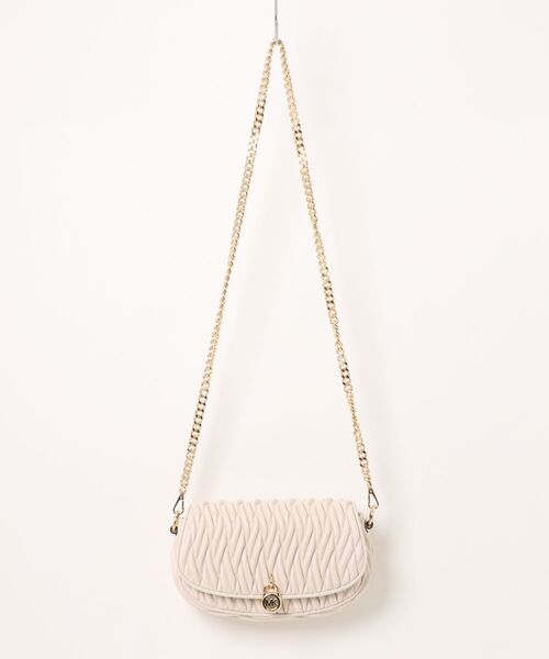 MICHAEL KORS(マイケルコース)の「MILA SM CONV XBODY Crossbody(ショルダーバッグ・レディース・ベージュ系・FREE)」の1枚目の写真