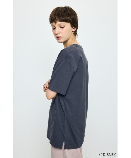 AZUL by moussy(アズールバイマウジー)の「ADルーズ半袖プリントT / MICKEY(Tシャツ/カットソー・レディース・オフホワイト/杢グレー/ブラック・SMALL/MEDIUM)」の15枚目の写真