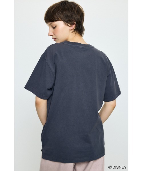 AZUL by moussy(アズールバイマウジー)の「ADルーズ半袖プリントT / MICKEY(Tシャツ/カットソー・レディース・オフホワイト/杢グレー/ブラック・SMALL/MEDIUM)」の16枚目の写真