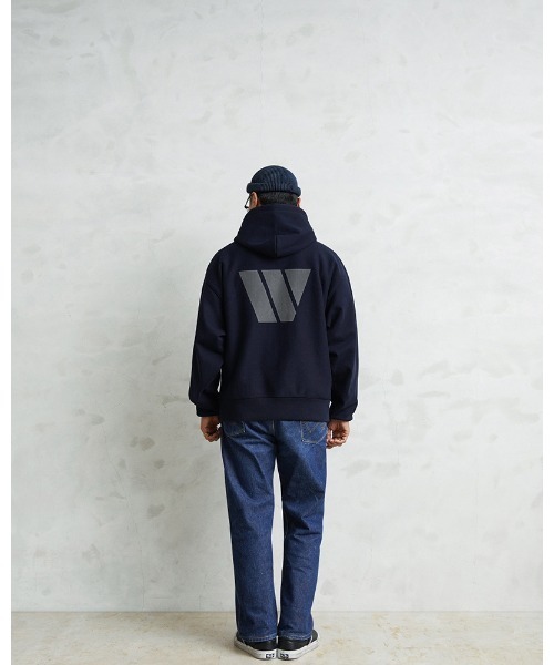 WAIPER.inc(ワイパーインク)の「WAIPER.inc REFLECTIVE LOGO プルオーバーパーカー【WP1175】(パーカー・メンズ・ネイビー/ブラック・XL/L/M/XXL/S)」の16枚目の写真