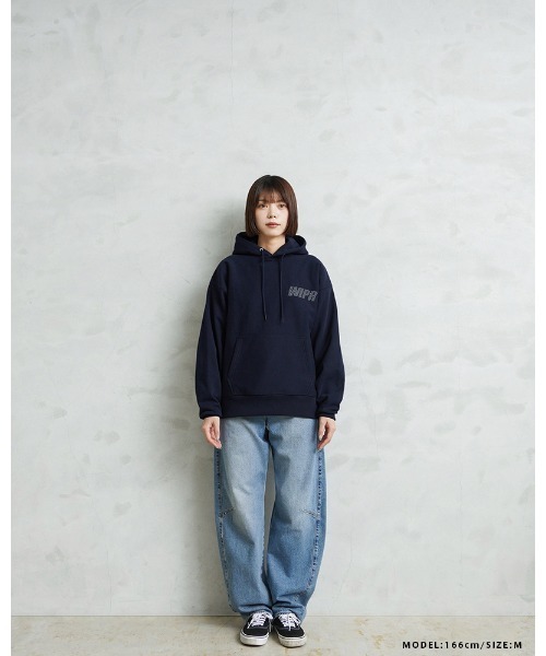 WAIPER.inc(ワイパーインク)の「WAIPER.inc REFLECTIVE LOGO プルオーバーパーカー【WP1175】(パーカー・メンズ・ネイビー/ブラック・XL/L/M/XXL/S)」の18枚目の写真