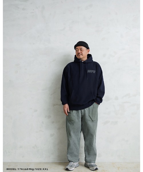 WAIPER.inc(ワイパーインク)の「WAIPER.inc REFLECTIVE LOGO プルオーバーパーカー【WP1175】(パーカー・メンズ・ネイビー/ブラック・XL/L/M/XXL/S)」の19枚目の写真