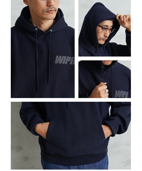 WAIPER.inc(ワイパーインク)の「WAIPER.inc REFLECTIVE LOGO プルオーバーパーカー【WP1175】(パーカー・メンズ・ネイビー/ブラック・XL/L/M/XXL/S)」の20枚目の写真