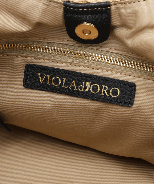 VIOLAd'ORO（ヴィオラドーロ）の「VIOLAd’ORO/ヴィオラドーロ SANDRO TOTE（トートバッグ・レディース・ベージュ/ブラウン・FREE）」の14枚目の写真