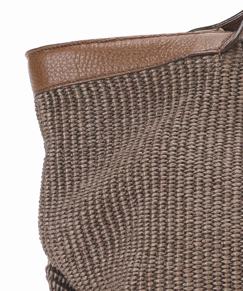 VIOLAd'ORO（ヴィオラドーロ）の「VIOLAd’ORO/ヴィオラドーロ SANDRO TOTE（トートバッグ・レディース・ベージュ/ブラウン・FREE）」の16枚目の写真