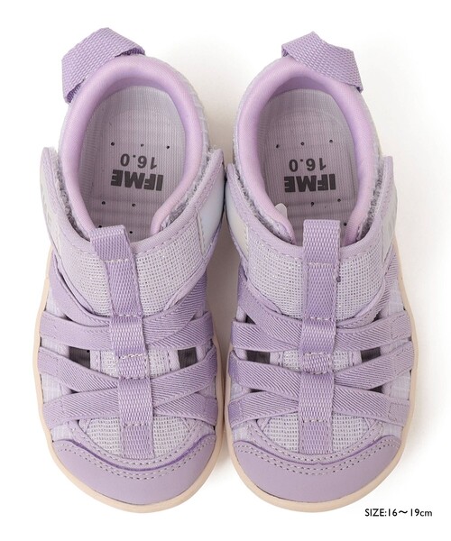 SHIPS（シップス）の「IFME:13～19cm / サマーシューズ（サンダル・キッズ・ラベンダー/ネイビー・14/19/18/17/16/15 ）」の7枚目の写真