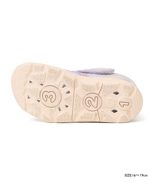 SHIPS（シップス）の「IFME:13～19cm / サマーシューズ（サンダル・キッズ・ラベンダー/ネイビー・14/19/18/17/16/15 ）」の3枚目の写真