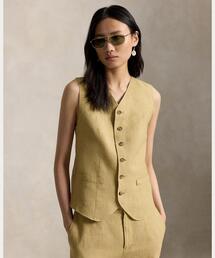 POLO RALPH LAUREN | ボタンド デラヴェ リネン ベスト(ベスト)